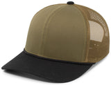 Pacific Headwear Trucker Snapback Braid Rope Cap 104BR