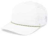 Pacific Headwear Trucker Snapback Braid Rope Cap 104BR