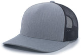 Pacific Headwear 5 Panel Trucker Mesh Snapback 105C