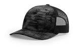 Richardson Trucker Mesh Printed 5 Panel 112PFP Duck Camo