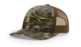 Richardson Trucker Mesh Printed 5 Panel 112PFP Duck Camo