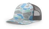 Richardson Trucker Mesh Printed 5 Panel 112PFP Duck Camo