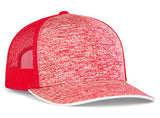 Pacific Headwear Pro Model Aggressive Heather Trucker Adj. 106C