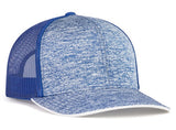 Pacific Headwear Pro Model Aggressive Heather Trucker Adj. 106C