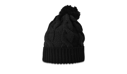 Richardson Beanie Chunk Twist Knit with Cuff and Pom 141