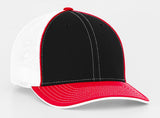 Pacific Headwear Trucker Mesh White Front and Tri Colors 404M