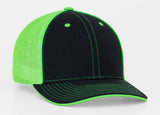 Pacific Headwear Trucker Mesh Solid and Two Colors 404M