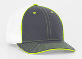Pacific Headwear Trucker Mesh White Front and Tri Colors 404M