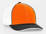 Pacific Headwear Trucker Mesh White Front and Tri Colors 404M