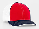 Pacific Headwear Trucker Mesh White Front and Tri Colors 404M