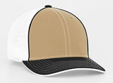 Pacific Headwear Trucker Mesh White Front and Tri Colors 404M