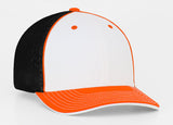 Pacific Headwear Trucker Mesh White Front and Tri Colors 404M