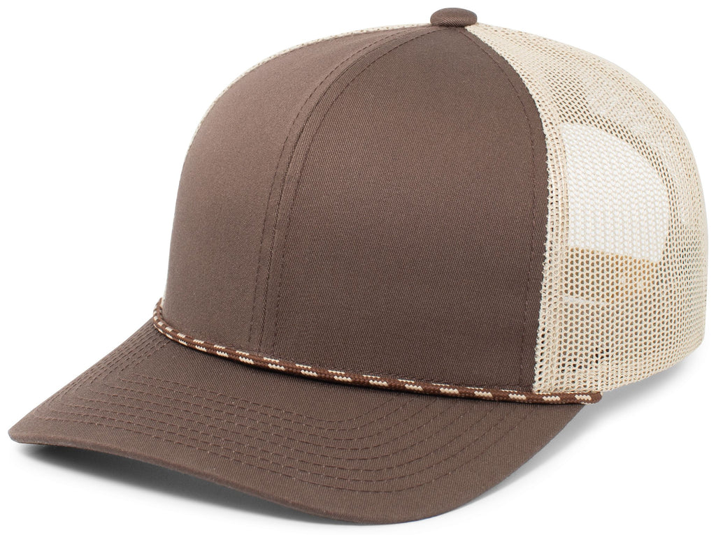 Pacific Headwear Trucker Snapback Braid Rope Cap 104BR – Sport About ...