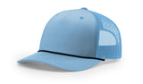 Richardson Lifestyle Casual Trucker Snapback 5 Panel with Rope 112FPR