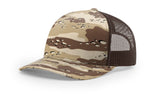 Richardson Trucker Mesh Printed 5 Panel 112PFP Duck Camo