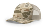Richardson Trucker Mesh Printed 5 Panel 112PFP Duck Camo