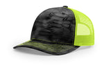 Richardson Trucker Mesh Printed 5 Panel 112PFP Duck Camo
