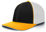 Pacific Headwear Trucker Mesh White Front and Tri Colors 404M