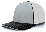 Pacific Headwear Trucker Mesh White Front and Tri Colors 404M